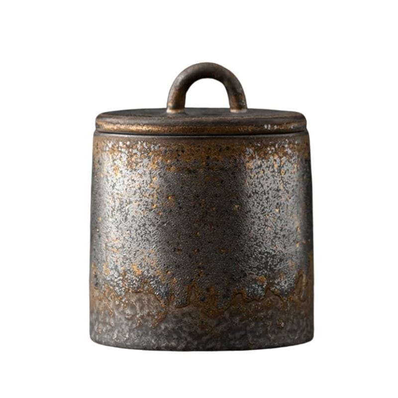 Boîte à Thé Japonaise 350ML 350 ml / Noir Patiné