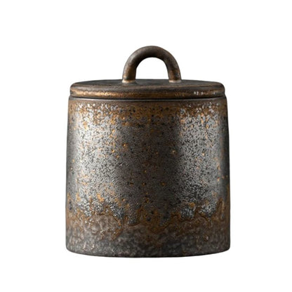 Boîte à Thé Japonaise 350ML 350 ml / Noir Patiné