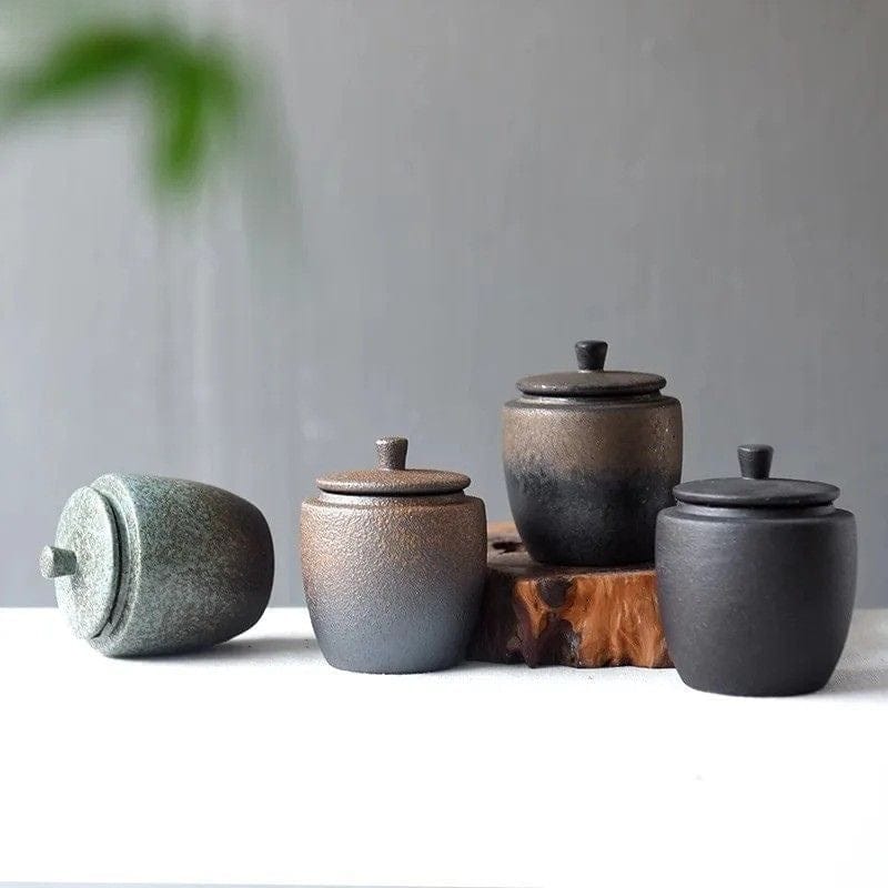 Boîte à Thé Vintage en Céramique 280ML