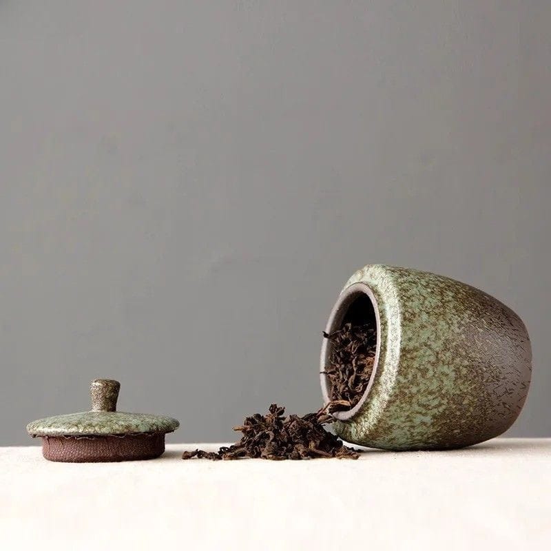 Boîte à Thé Vintage en Céramique 280ML