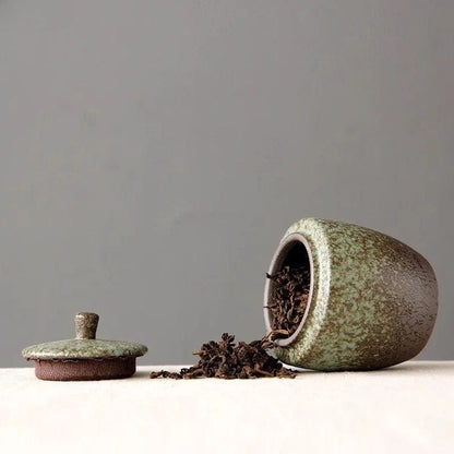 Boîte à Thé Vintage en Céramique 280ML