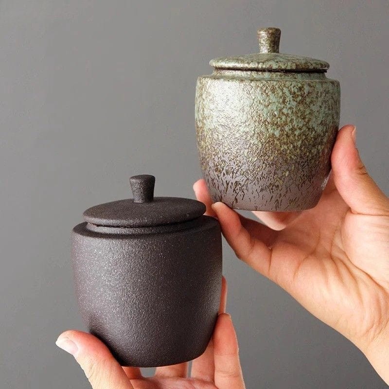 Boîte à Thé Vintage en Céramique 280ML