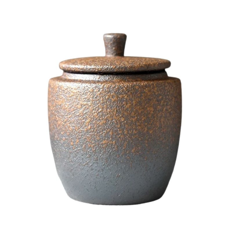 Boîte à Thé Vintage en Céramique 280ML 280 ml / Brume Ambrée