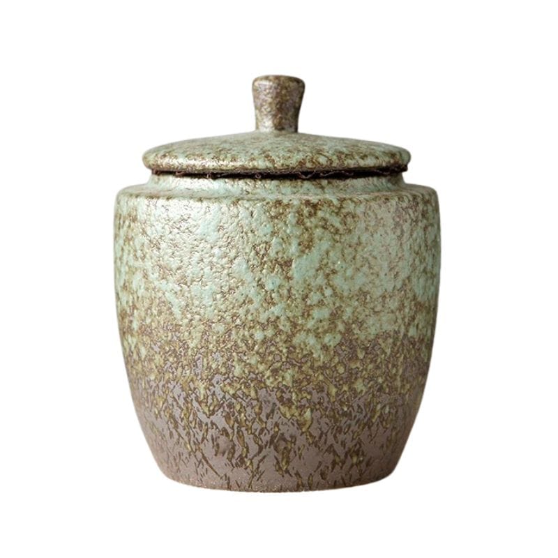 Boîte à Thé Vintage en Céramique 280ML 280 ml / Mousse Ancienne