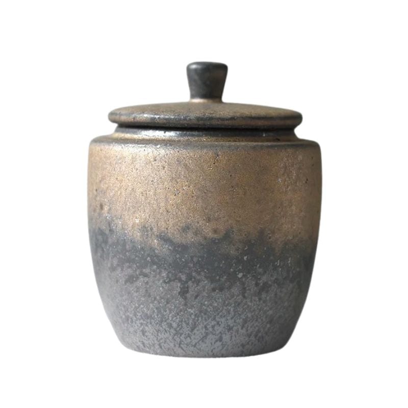 Boîte à Thé Vintage en Céramique 280ML 280 ml / Roche Patinée
