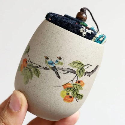 Boîte à Thé Washi en Céramique