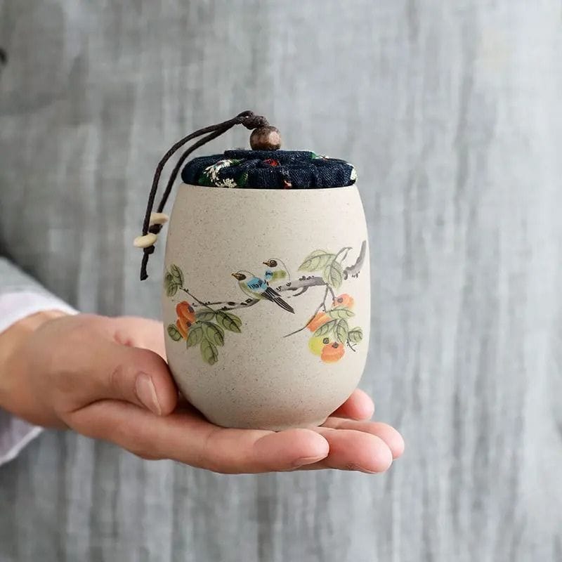 Boîte à Thé Washi en Céramique