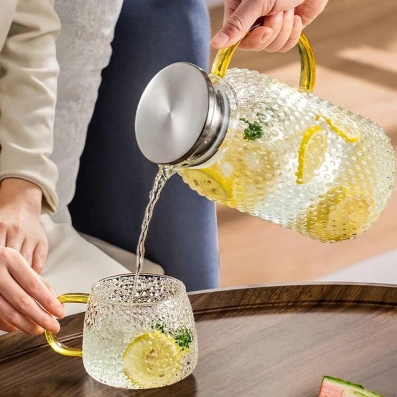 Carafe à Thé Glacé en Verre 1.2L - 2L
