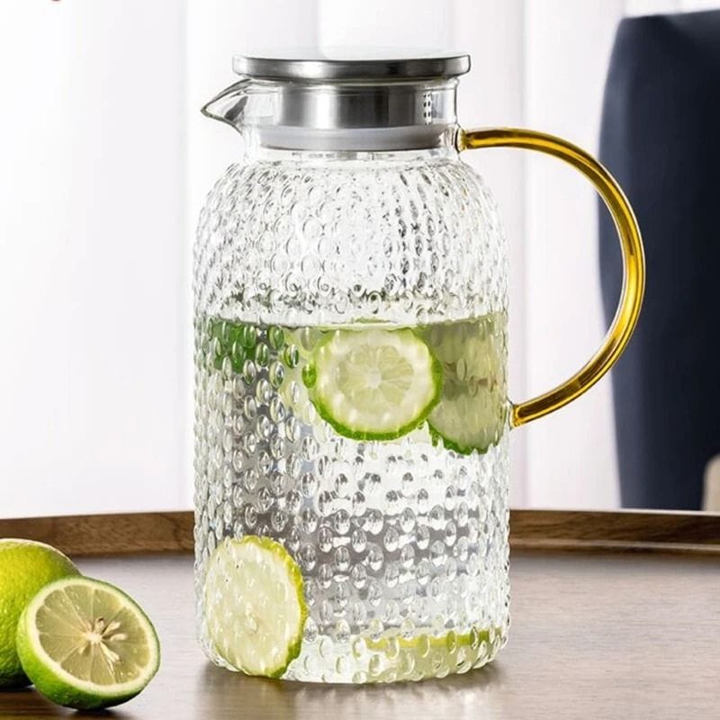 Carafe à Thé Glacé en Verre 1.2L - 2L