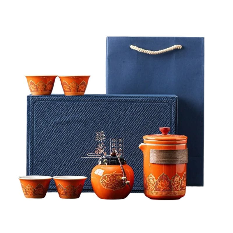 Coffret Service à Thé en Porcelaine 250ML
