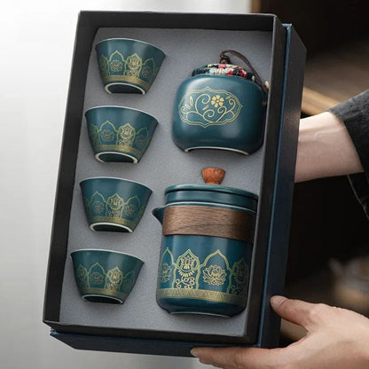 Coffret Service à Thé en Porcelaine 250ML