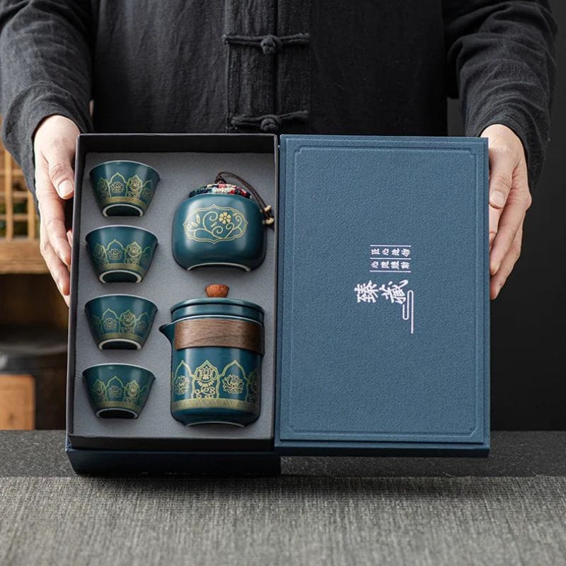 Coffret Service à Thé en Porcelaine 250ML
