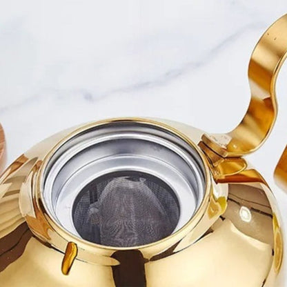 Double Théière Turque en Inox 1L + 2L