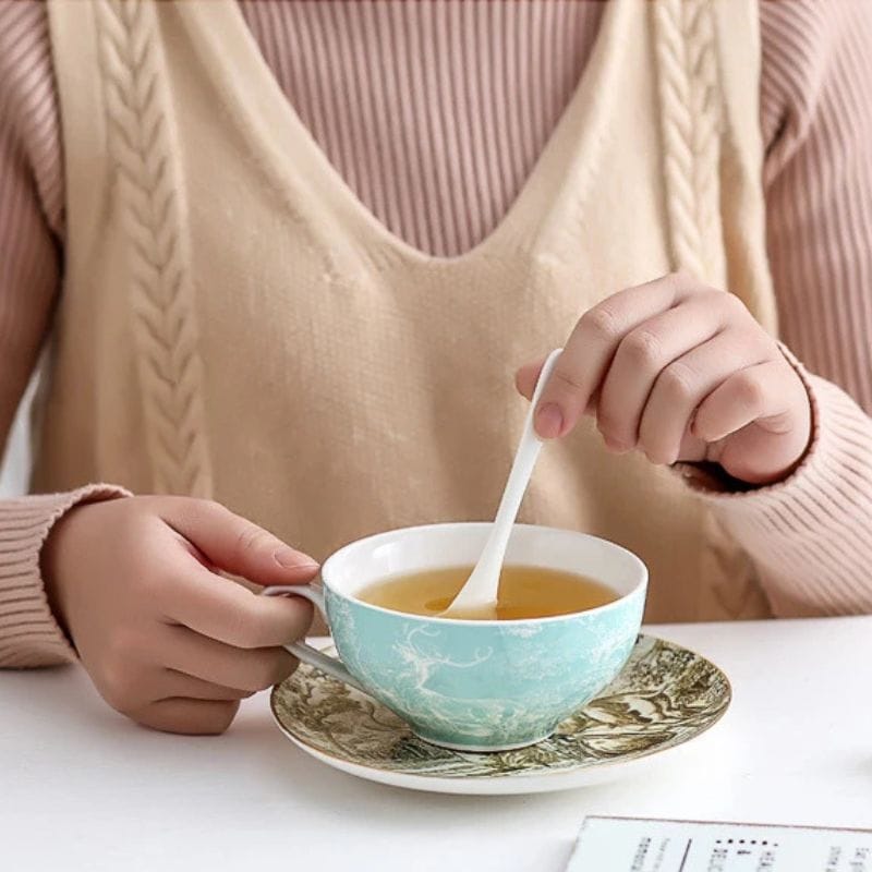 Ensemble Théière et Tasse en Porcelaine 250ML 250 ml