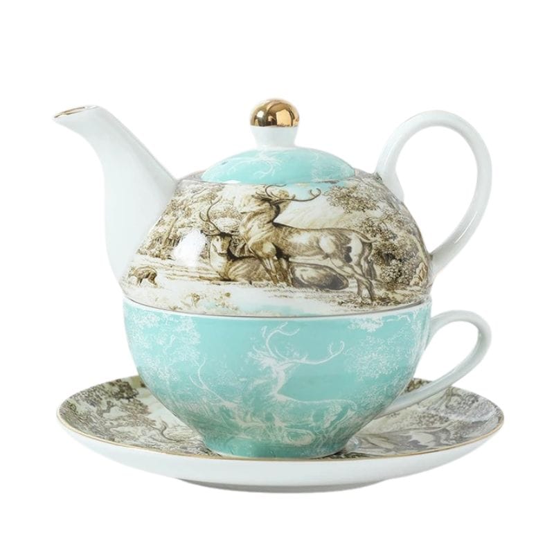 Ensemble Théière et Tasse en Porcelaine 250ML 250 ml