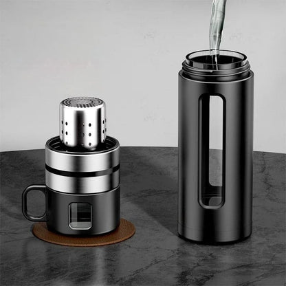 Gourde Infuseur Thé avec Tasse Intégrée 520ML