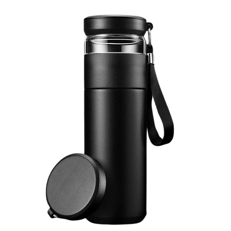 Gourde Théière Isotherme avec Filtre 500ML 500 ml / Noir Mat