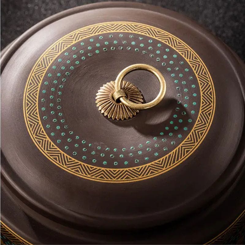 Grande Boîte à Thé en Argile 800ML