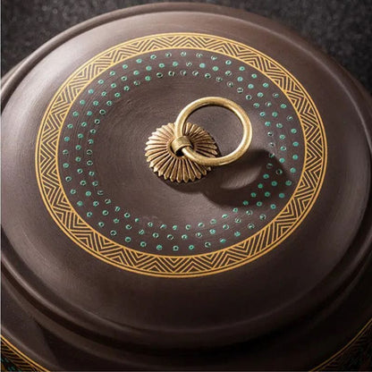 Grande Boîte à Thé en Argile 800ML