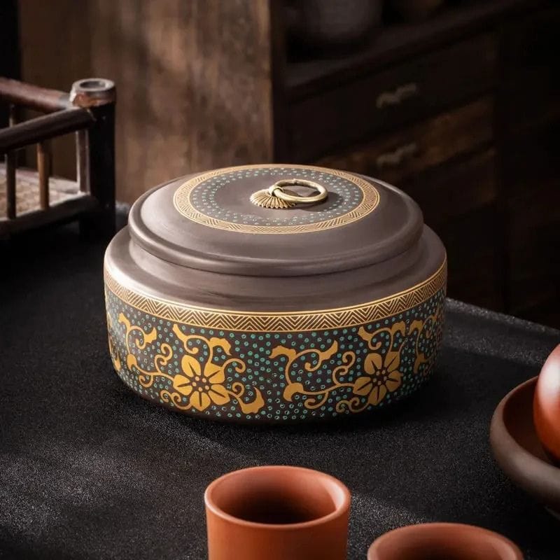 Grande Boîte à Thé en Argile 800ML