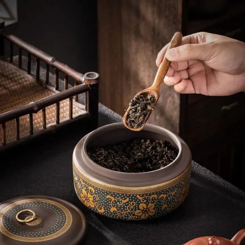 Grande Boîte à Thé en Argile 800ML