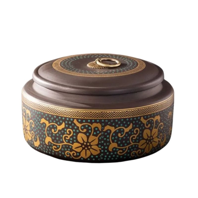 Grande Boîte à Thé en Argile 800ML 800 ml / Jardin Impérial