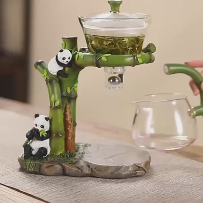 Théière Panda en Verre Automatique 350ML