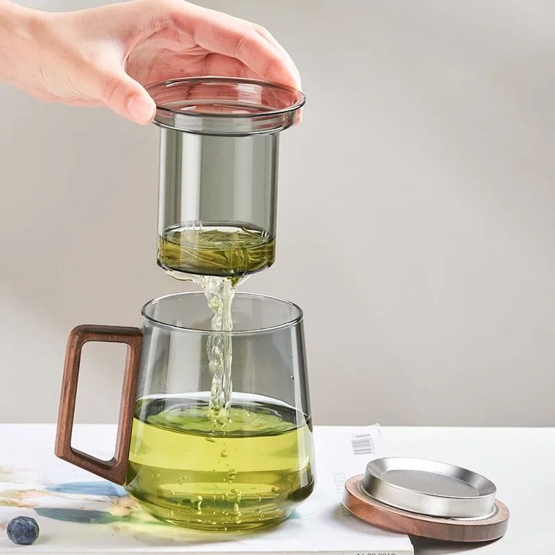 Tasse à Thé avec Infuseur et Couvercle 525ML