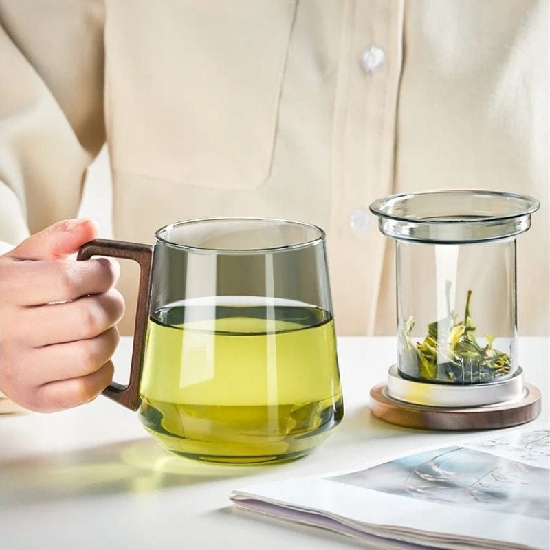 Tasse à Thé avec Infuseur et Couvercle 525ML