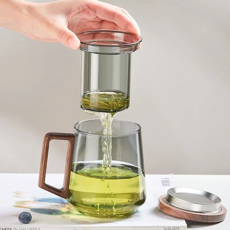 Tasse à Thé avec Infuseur et Couvercle 525ML
