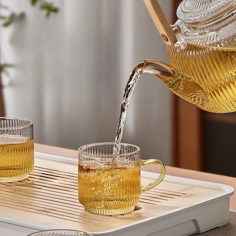 Théière 1L en Verre Borosilicate 1000 ml