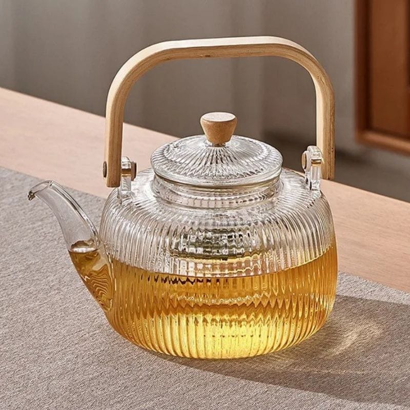 Théière 1L en Verre Borosilicate 1000 ml