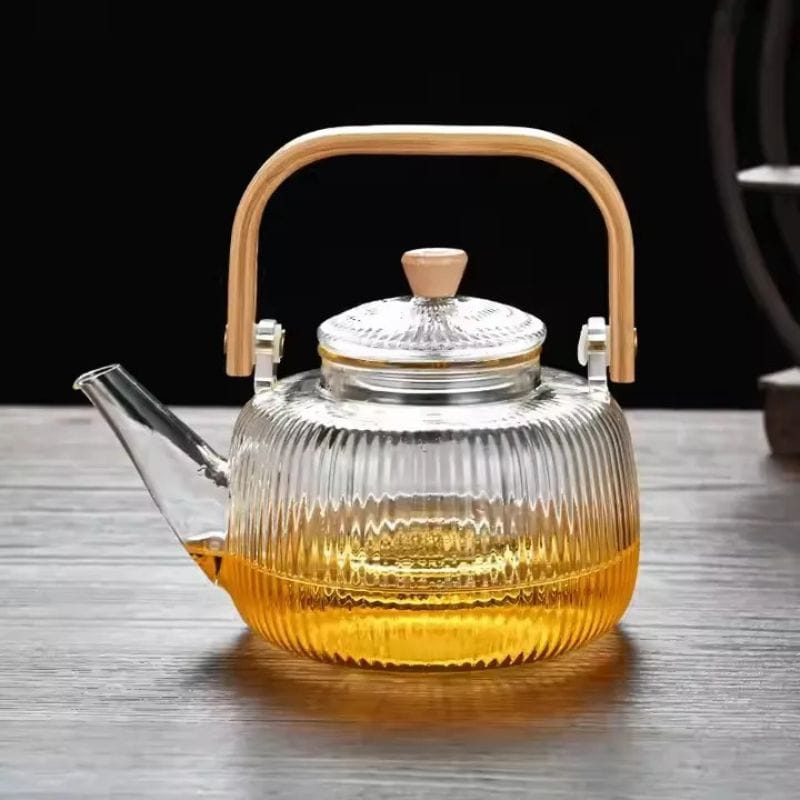 Théière 1L en Verre Borosilicate 1000 ml