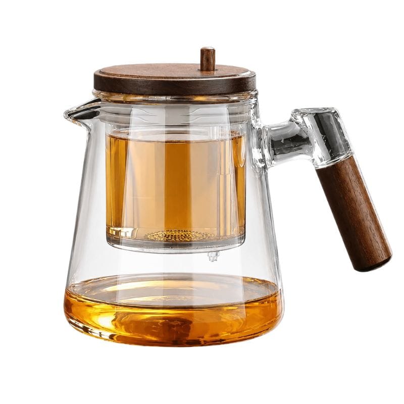 Théière à Piston Action en Verre Borosilicate 650ML 650 ml / Atelier