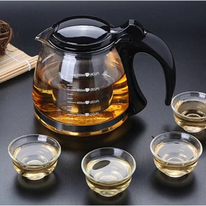 Théière à Thé en Verre avec Filtre 750ML - 1.2L