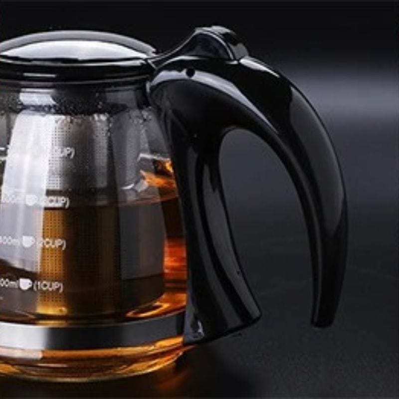 Théière à Thé en Verre avec Filtre 750ML - 1.2L