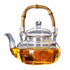Théière Anse Bambou en Verre Borosilicate 600ML - 800ML