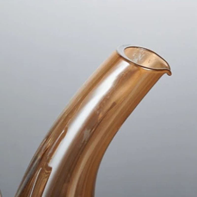 Théière avec Passoire en Verre Facetté 1L