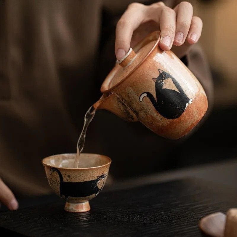 Théière Chat Artisanale 180ML