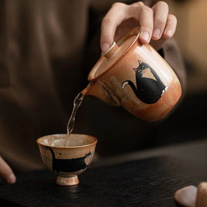 Théière Chat Artisanale 180ML