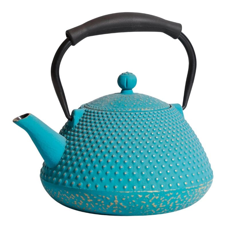 Théière Chauffante en Fonte 800ML 800 ml / Bleu Minéral