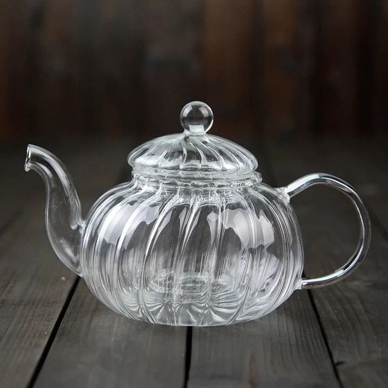 Théière Citrouille en Verre Borosilicate 600ML 600 ml
