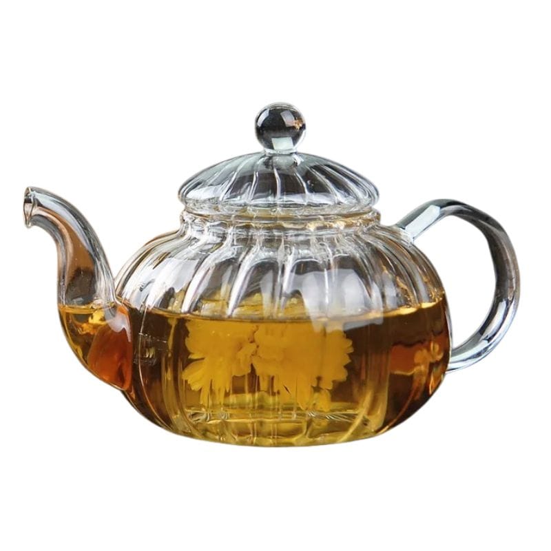 Théière Citrouille en Verre Borosilicate 600ML 600 ml