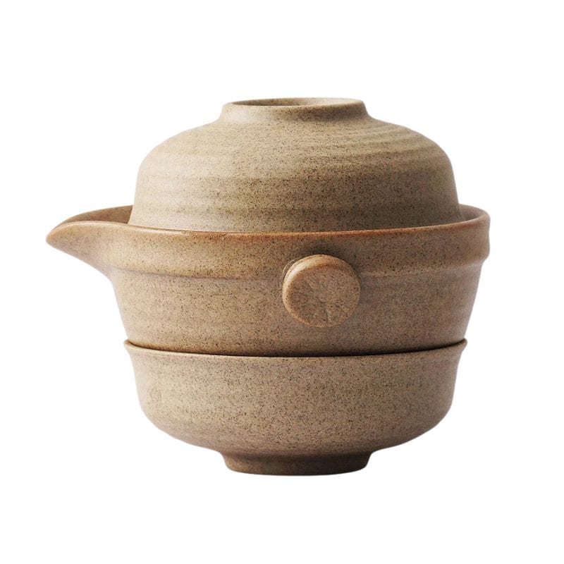 Théière de Voyage en Céramique 180ML 160 ml / Sable Tao