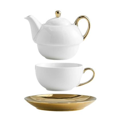 Théière Égoïste en Porcelaine 450ML 450 ml / Doré
