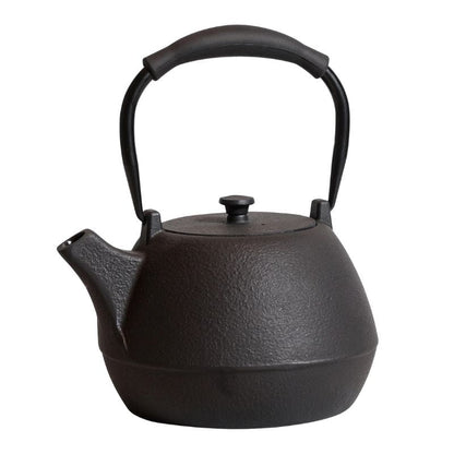 Théière Émaillée en Fonte 1.2L 1200 ml / Noir Profond