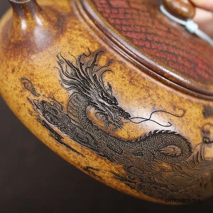 Théière en Argile Sculptée 290ML 290 ml