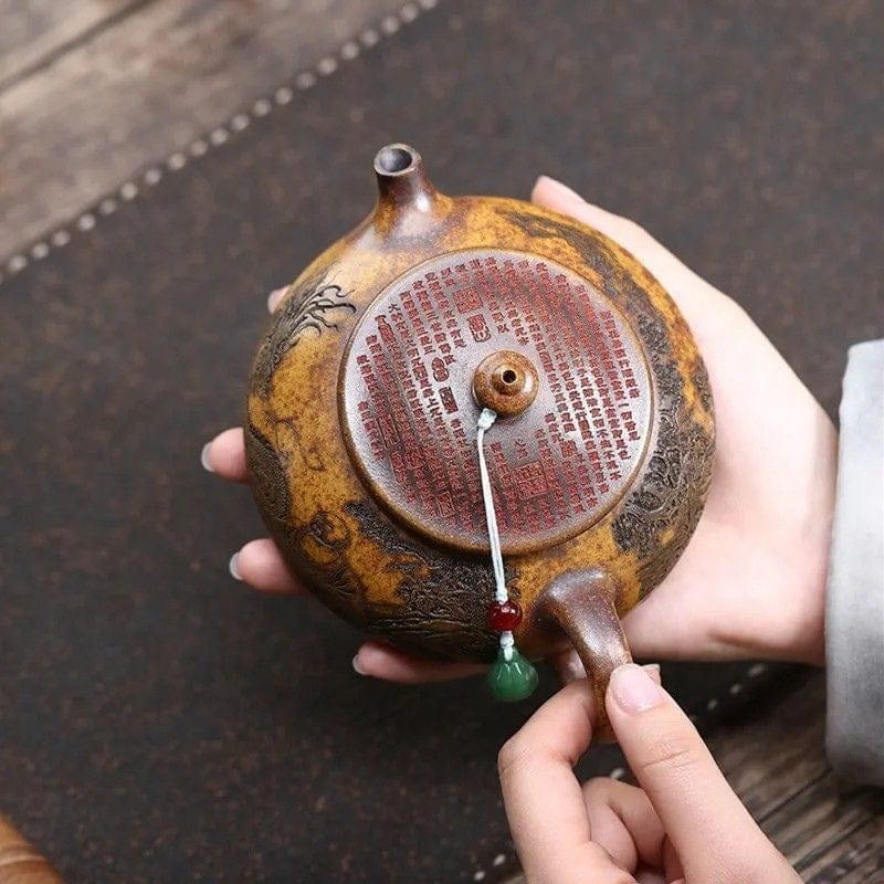 Théière en Argile Sculptée 290ML 290 ml