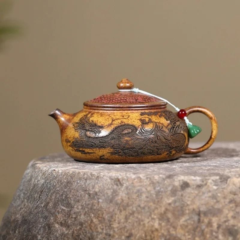 Théière en Argile Sculptée 290ML 290 ml
