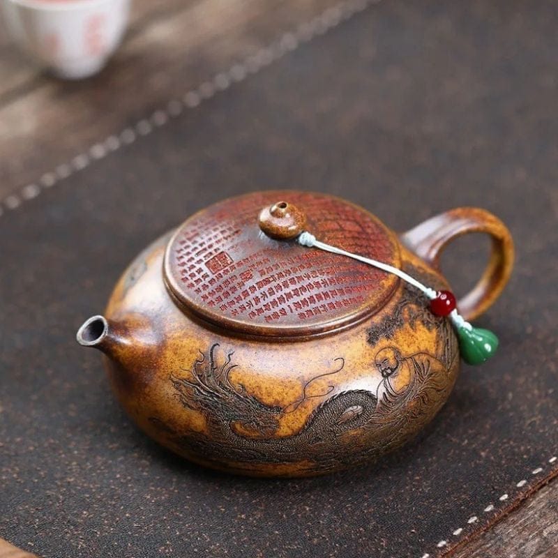 Théière en Argile Sculptée 290ML 290 ml